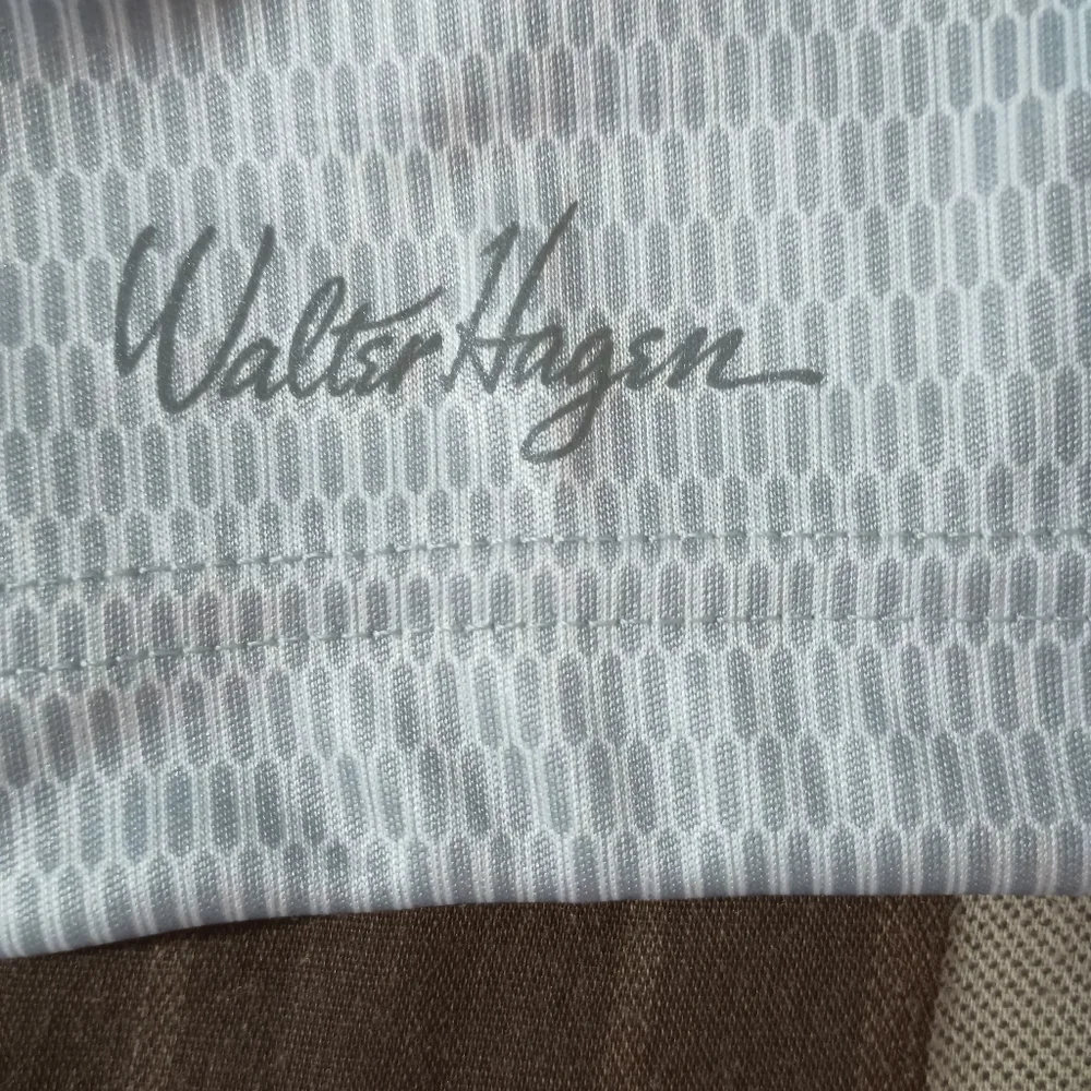 Men's Walter Hagen Light Gray‎ HydroDri Polo Shirt XL